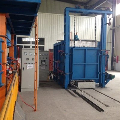 Four de fusion d'aluminium industriel